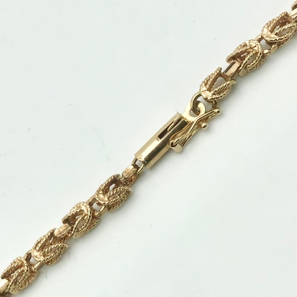 14k Turkish Rope Chain Necklace HEAVY Solid Gold - Picture 2 of 5